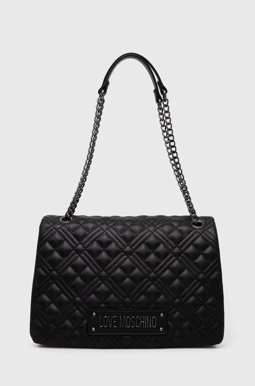 Love Moschino poseta culoarea negru, JC4014PP1LLA0000