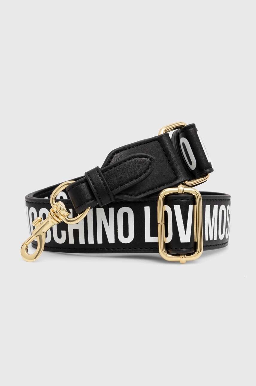 Love Moschino curea poseta culoarea negru, JC6404PP1LLV100A