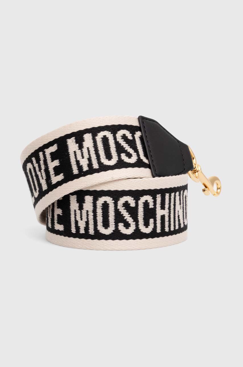 Love Moschino curea poseta culoarea bej, JC6403PP1LLI210A