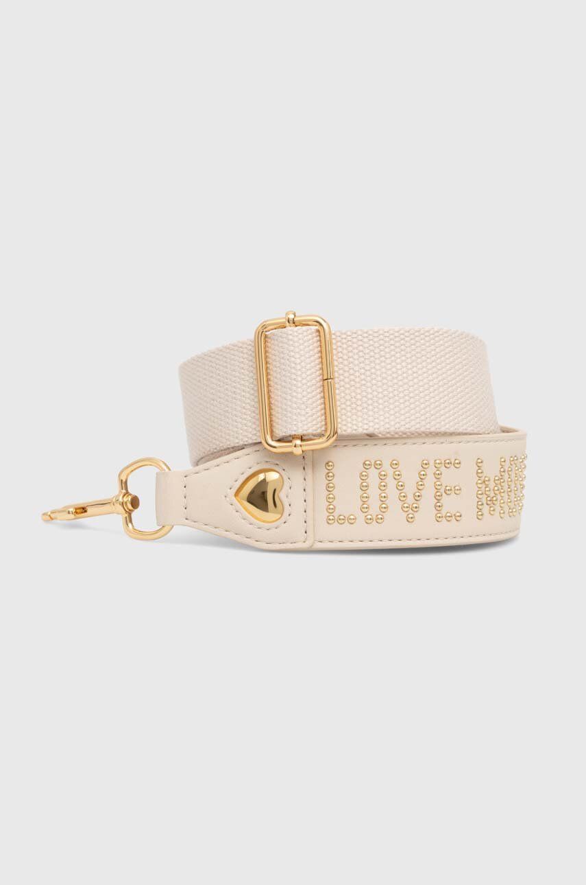 Love Moschino curea poseta culoarea bej, JC6402PP1LLI100A