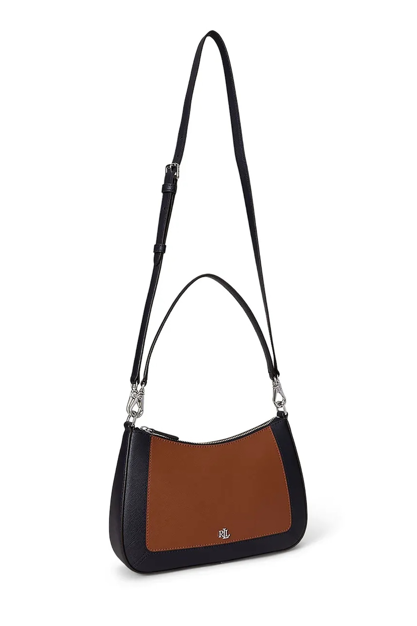 Кожаная сумочка Lauren Ralph Lauren цвет коричневый 431934891 Кожаная сумочка Lauren Ralph Lauren цвет коричневый 431934891