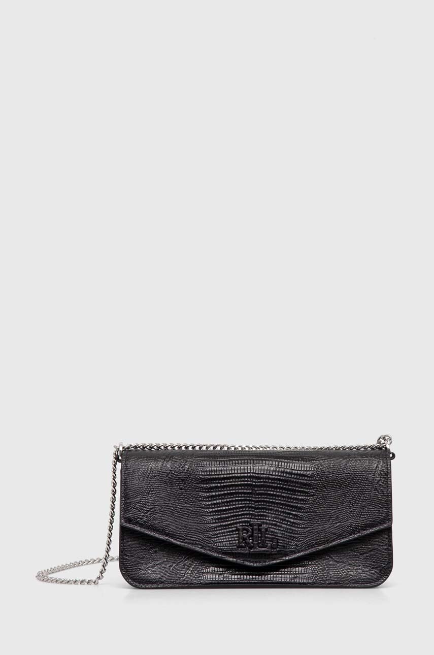

Кожена чанта Lauren Ralph Lauren в черно 431941872, Черен