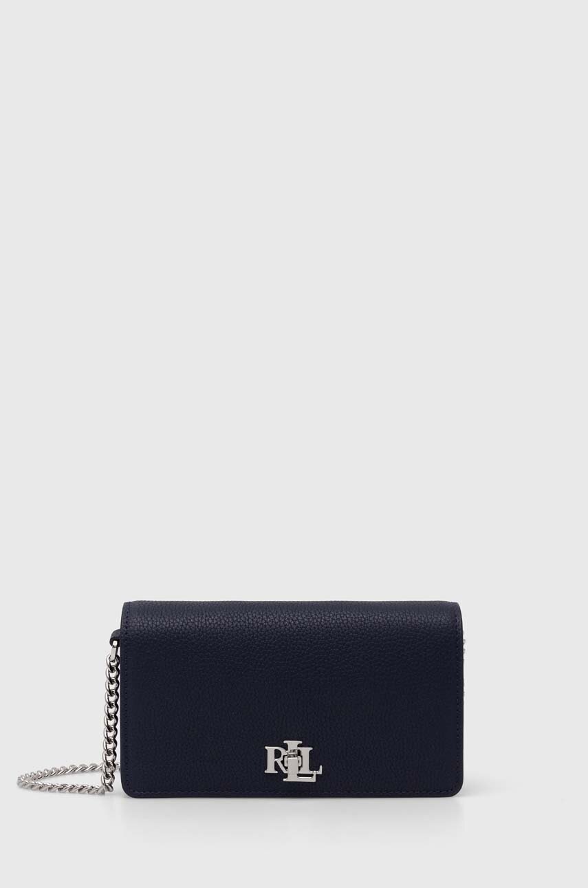

Кожен клъч Lauren Ralph Lauren в тъмносиньо 432942073, Тъмносин