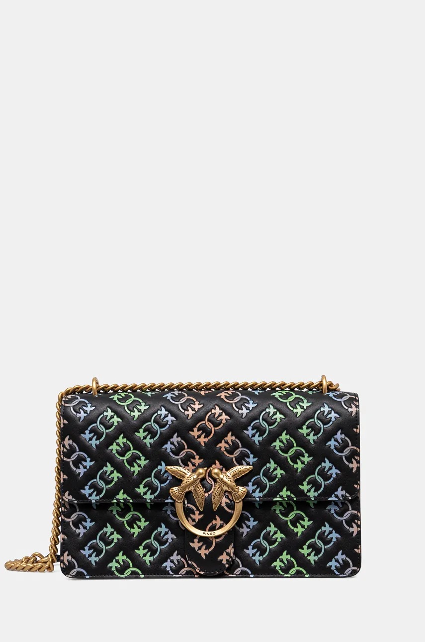 

Кожена чанта Pinko в черно 100941 A1YD, Черен