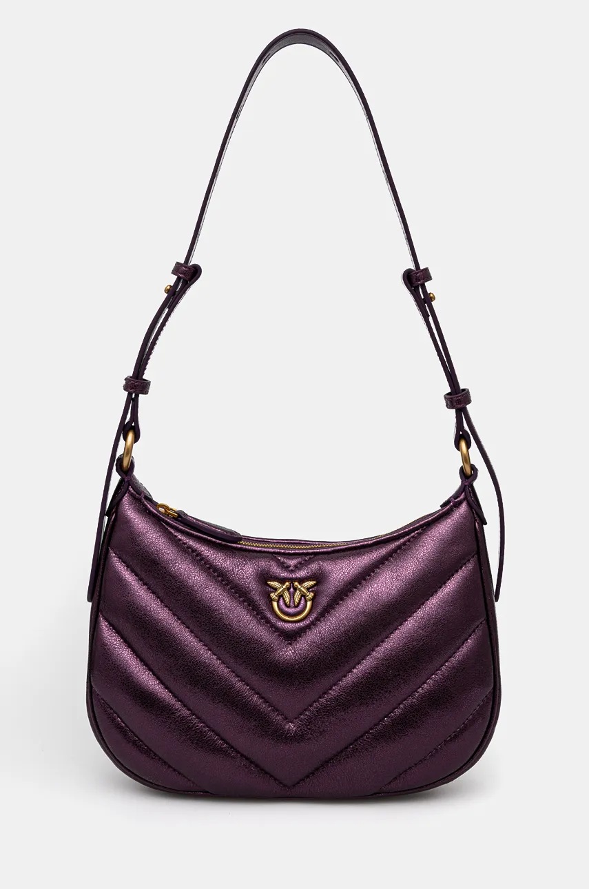 

Кожена чанта Pinko в лилаво 102790 A1RO, Виолетов