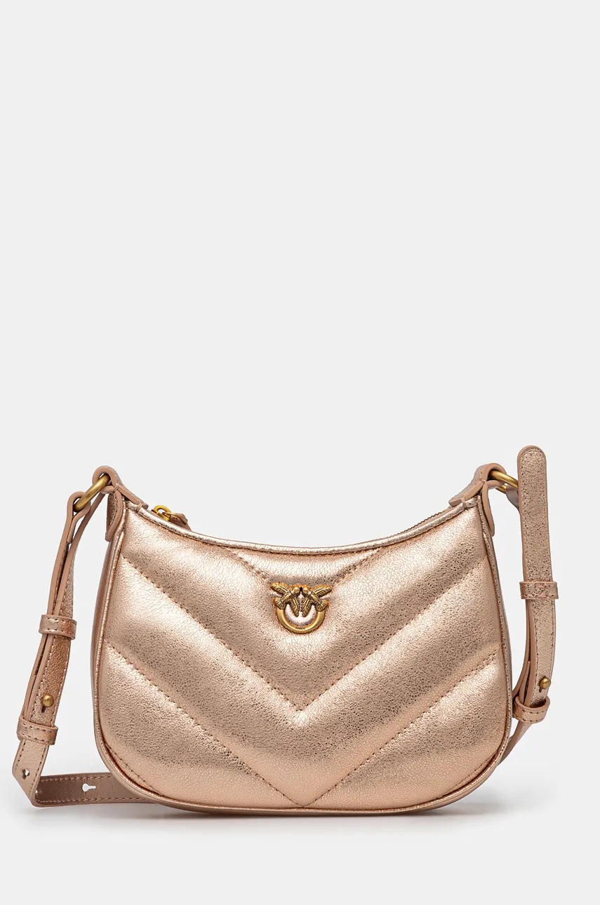 

Кожена чанта Pinko в розово 103538 A1RO, Розов