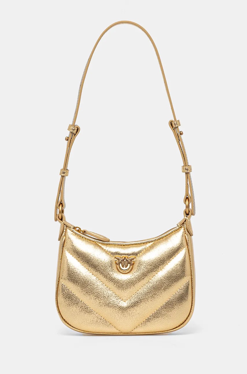

Кожена чанта Pinko в златисто 103538 A1RO, Злато