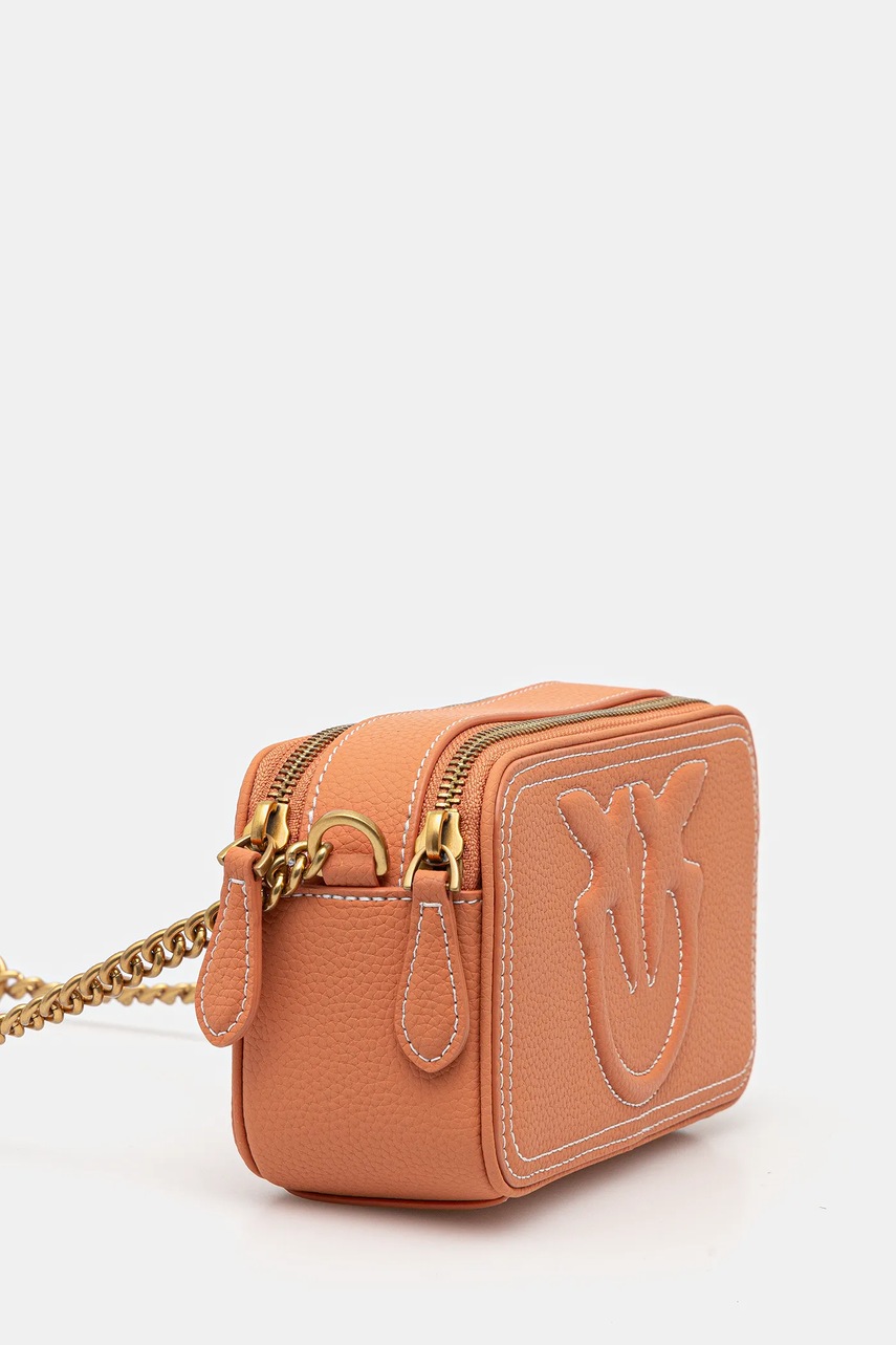 Кожаная сумочка Pinko цвет чёрный 103799 A1LF Кожаная сумочка Pinko цвет чёрный 103799 A1LF