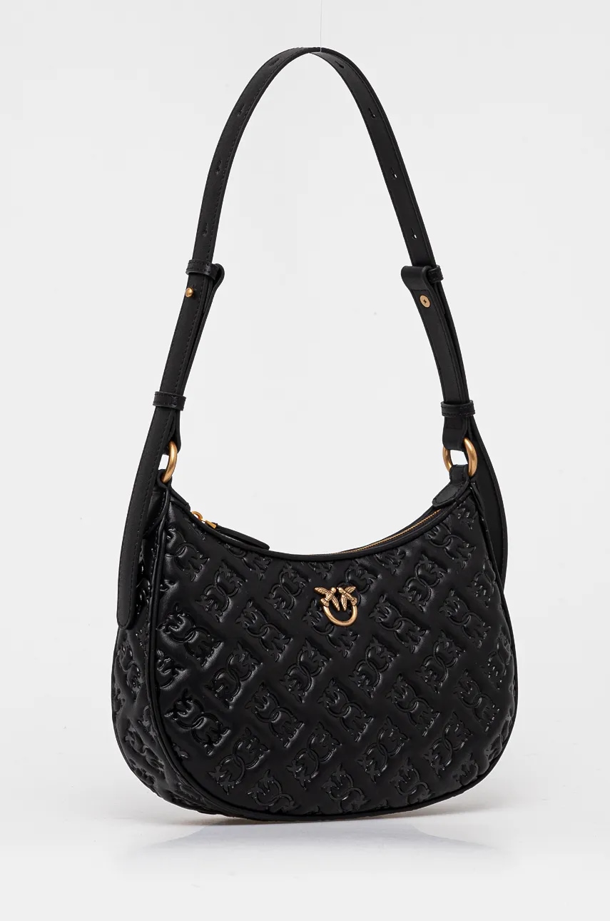 Кожаная сумочка Pinko цвет чёрный 102790 A1YB Кожаная сумочка Pinko цвет чёрный 102790 A1YB