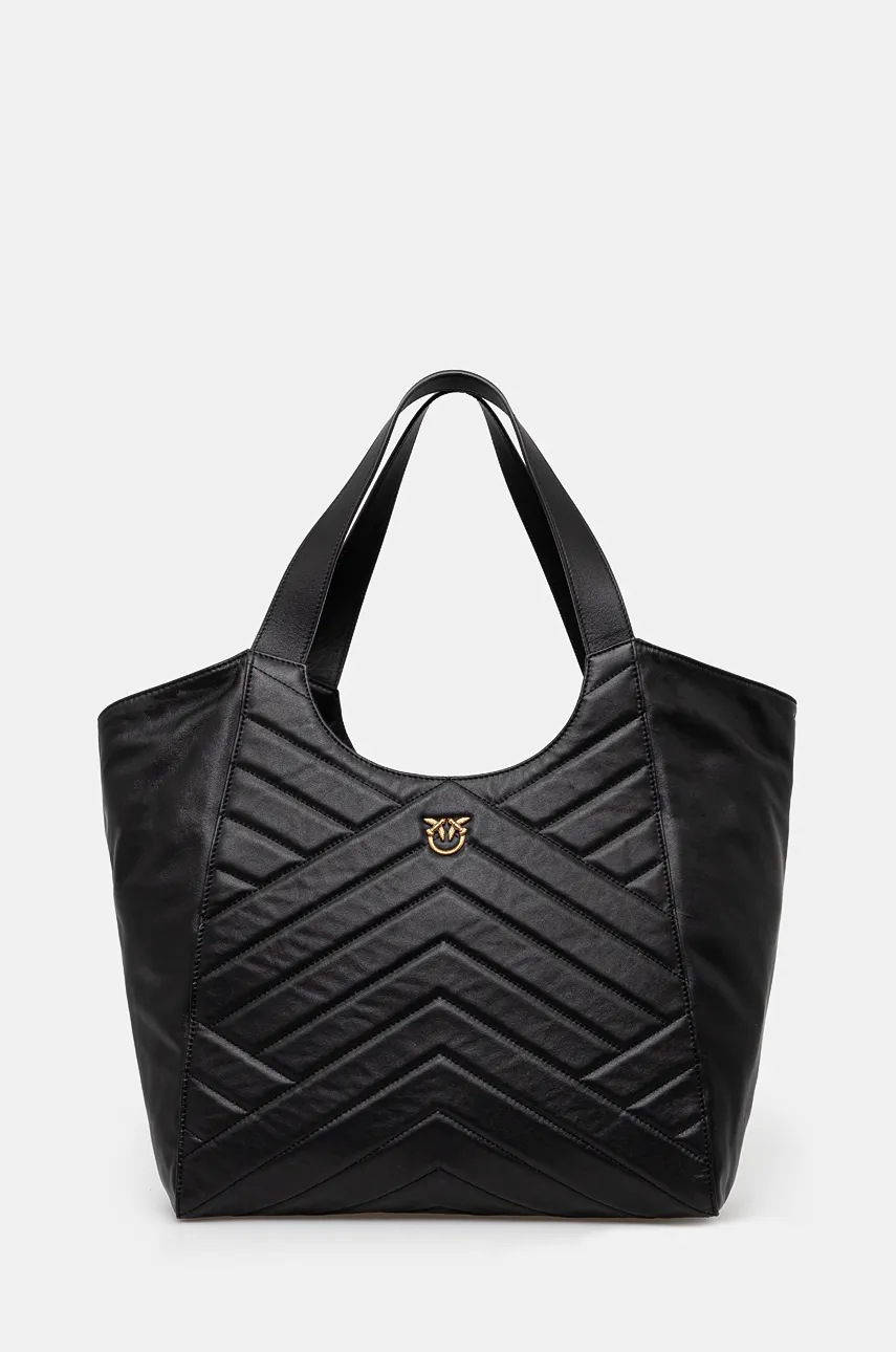 

Кожена чанта Pinko в черно 104536 A29Y, Черен