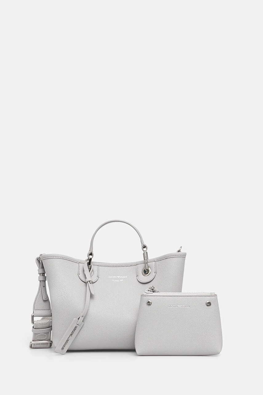Emporio Armani poseta culoarea gri, EW000361 AF12036