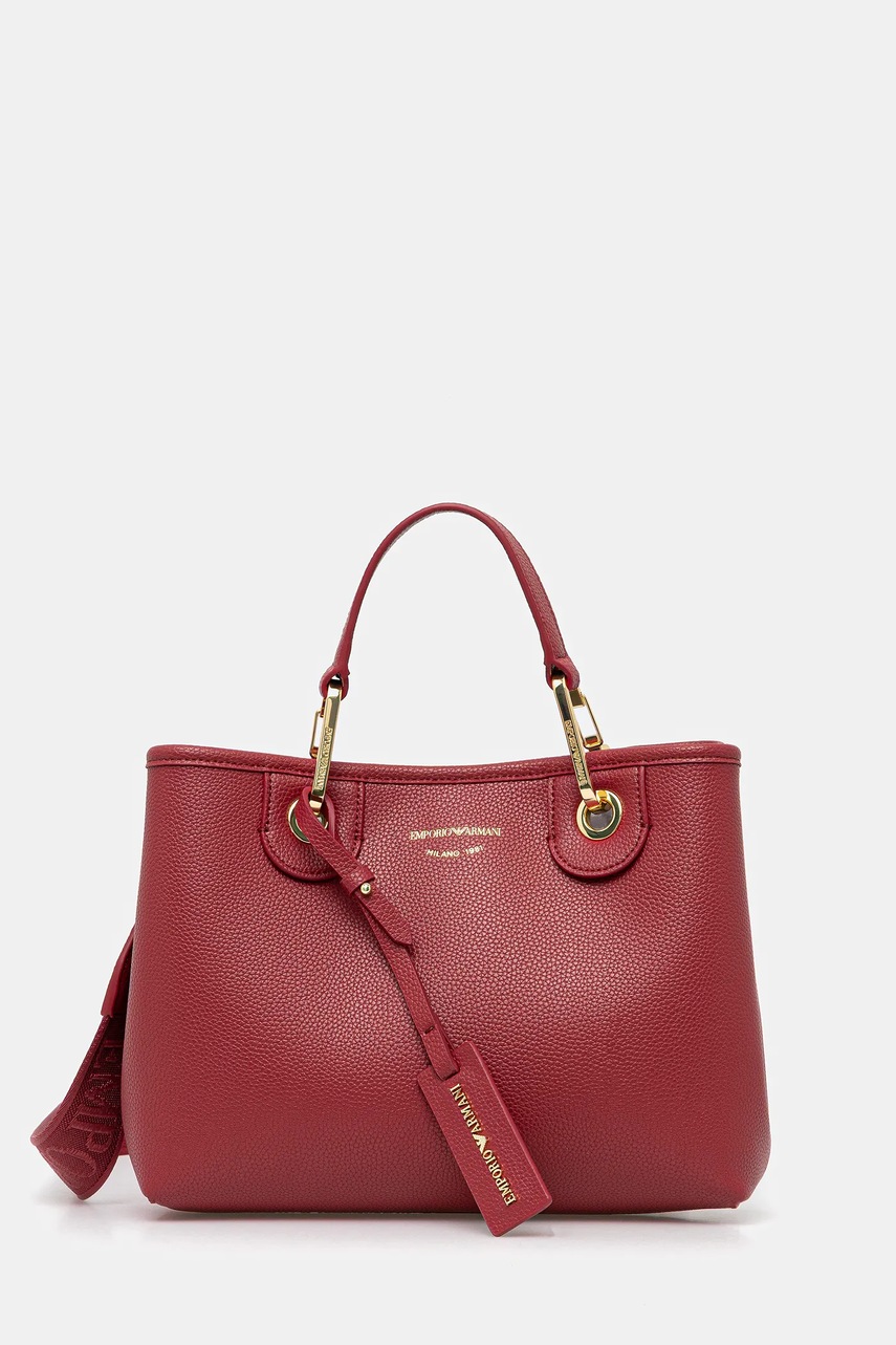 Emporio Armani poșetă culoarea gri, EW000361 AF12036