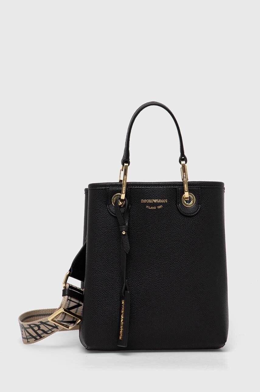 Levně Kabelka Emporio Armani černá barva, EW000362 AF12103