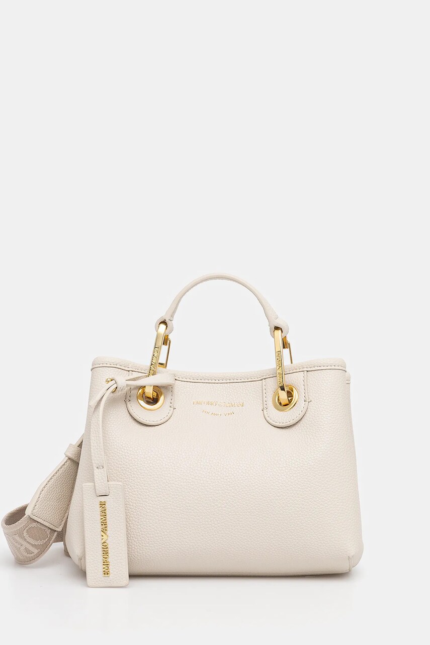 Emporio Armani poseta culoarea bej, EW000382 AF12036