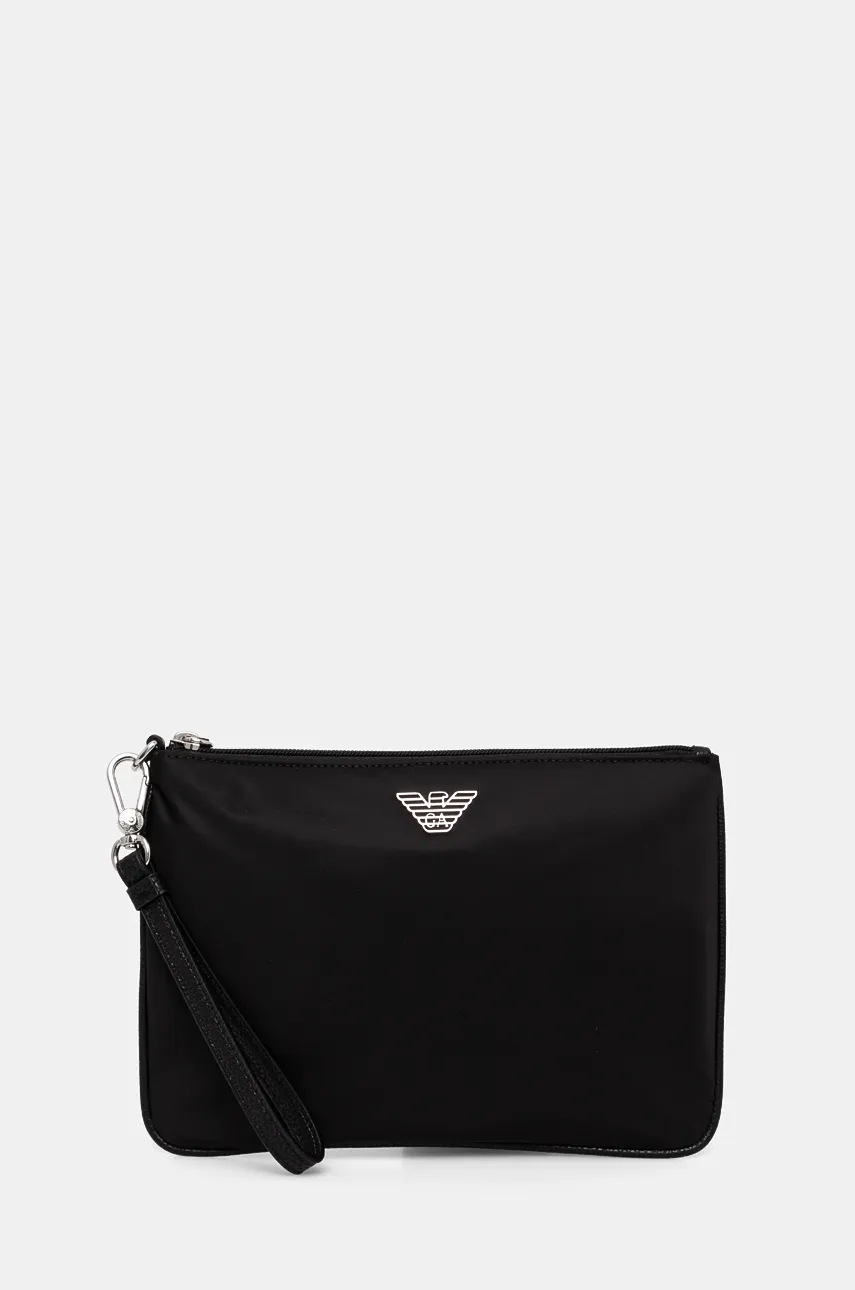 

Козметична чанта Emporio Armani в черно Y3H097 YWS1E, Черен