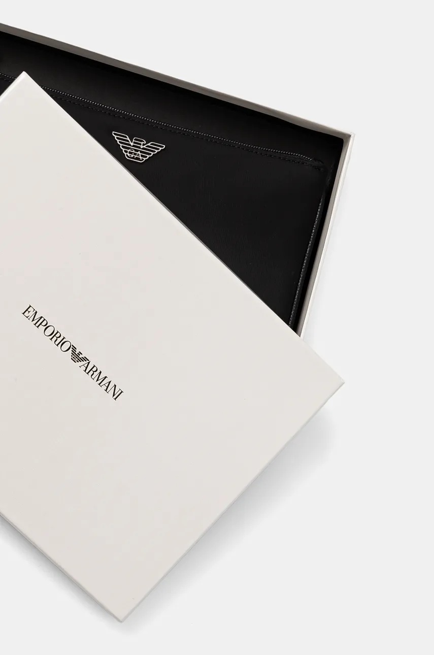Косметичка Emporio Armani колір чорний Y3H097 YWS1E 