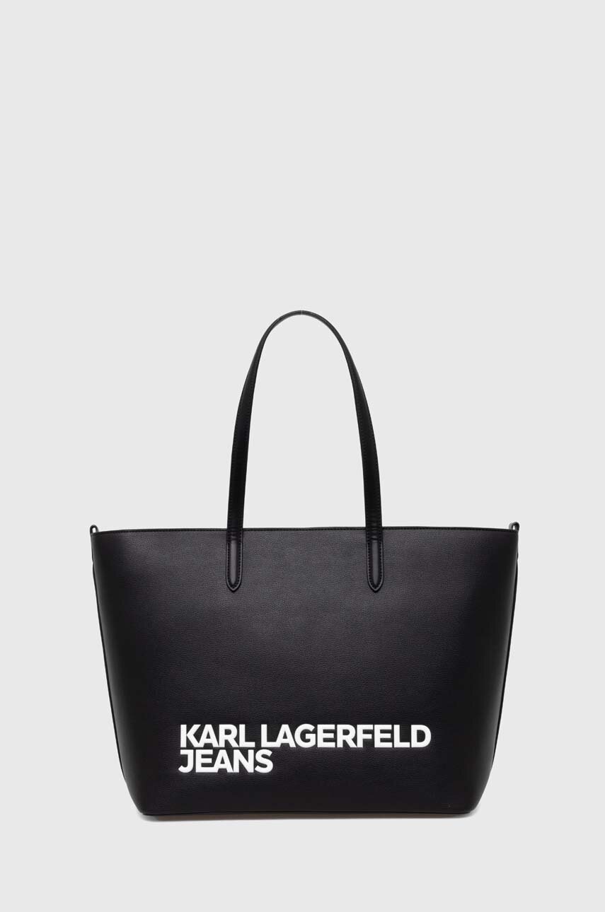 

Чанта Karl Lagerfeld Jeans в черно 245J3006, Черен