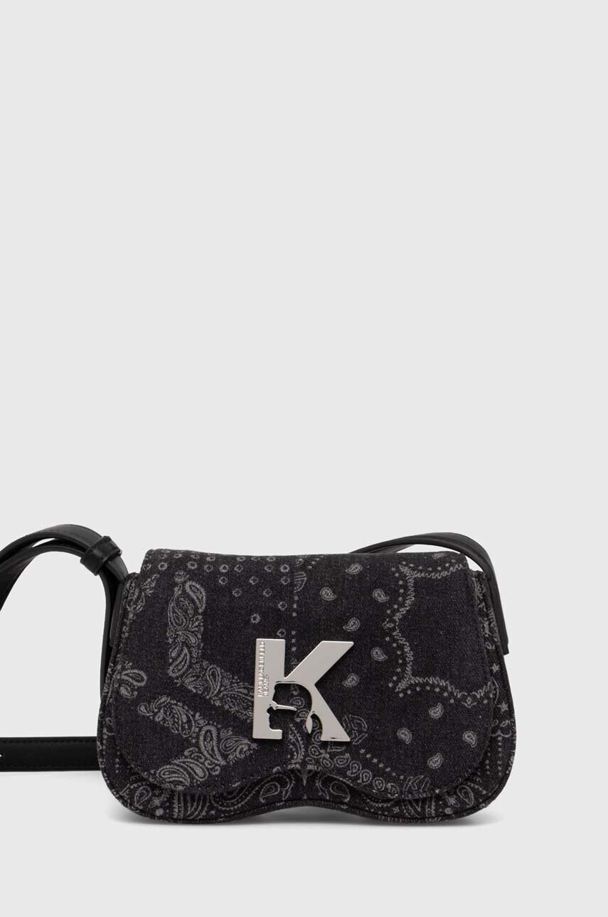 

Чанта Karl Lagerfeld Jeans в черно 245J3047, Черен