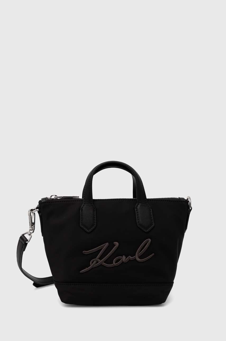 

Чанта Karl Lagerfeld в черно 245W3033, Черен