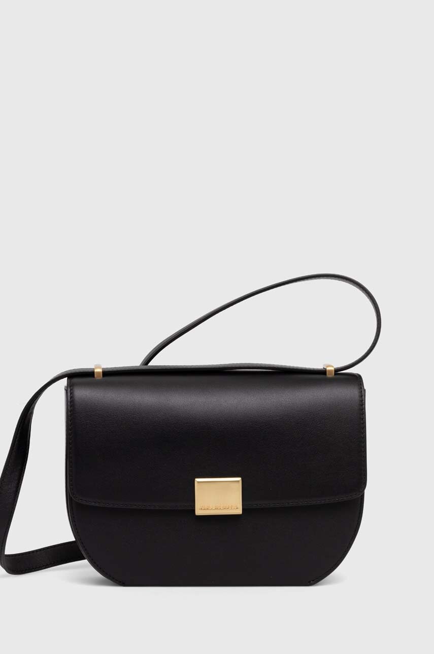 Karl Lagerfeld poseta de piele culoarea negru, 245W3056 Karl Lagerfeld poseta de piele culoarea negru, 245W3056