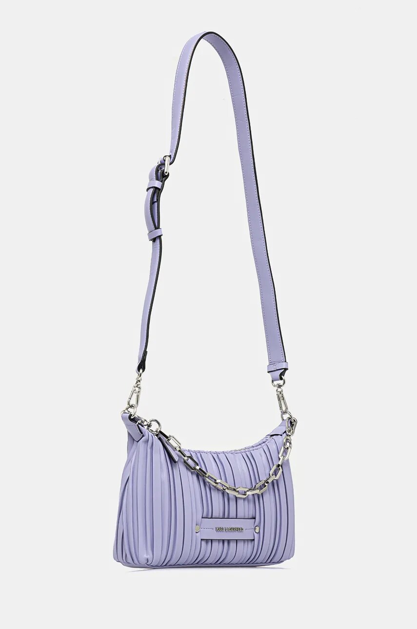Сумочка Karl Lagerfeld цвет фиолетовый 245W3083 Сумочка Karl Lagerfeld цвет фиолетовый 245W3083
