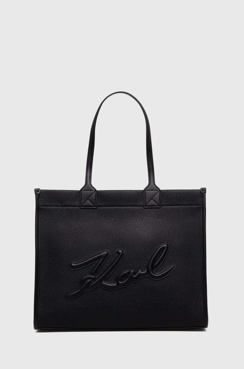 

Чанта Karl Lagerfeld в черно 245W3091, Черен