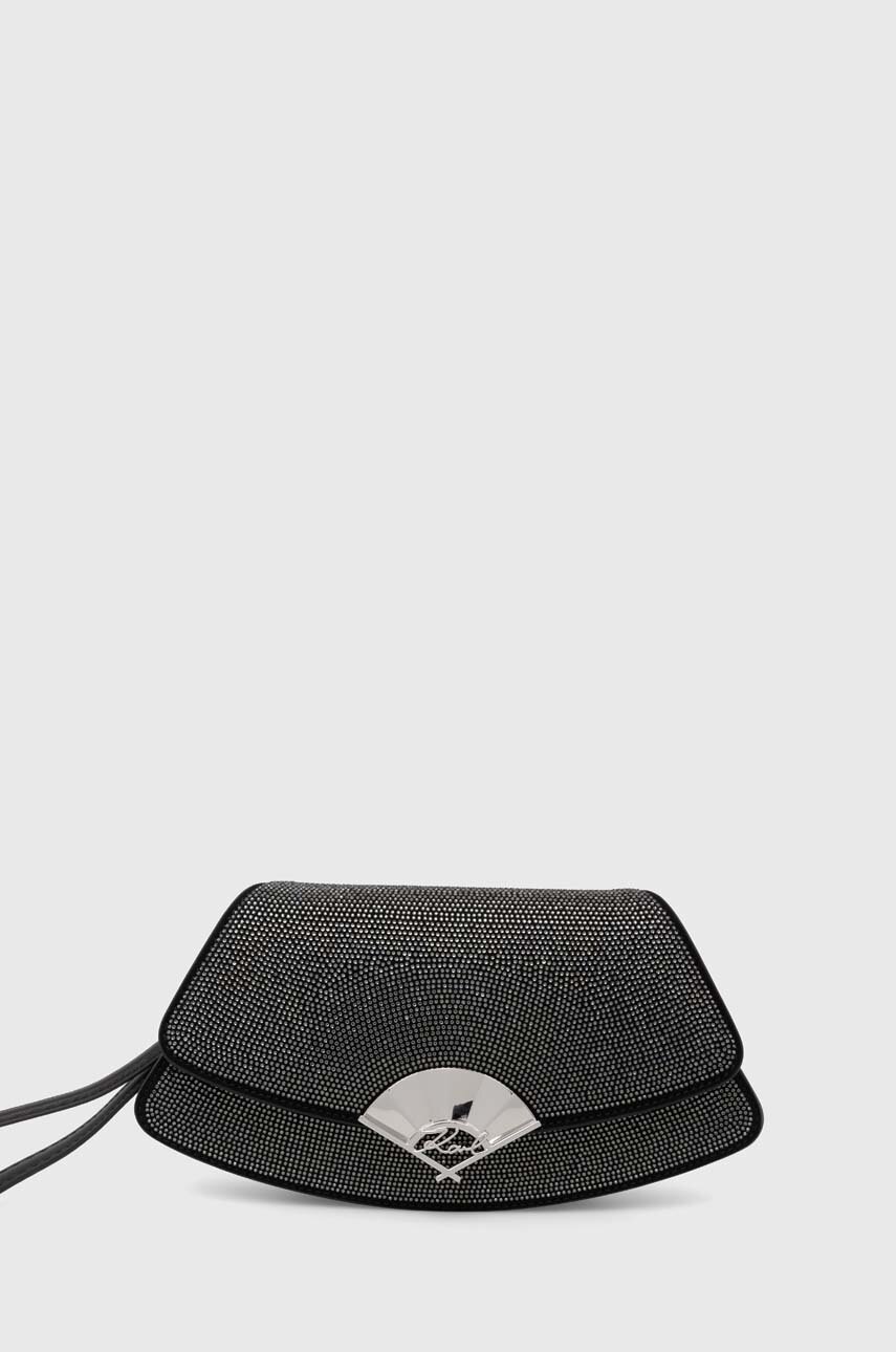 Karl Lagerfeld poseta culoarea negru, 245W3097