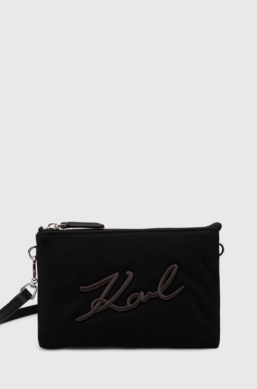 

Чанта Karl Lagerfeld в черно 245W3212, Черен