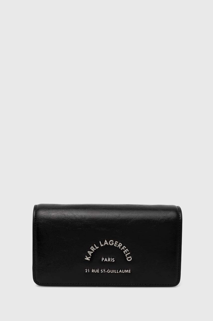 

Чанта Karl Lagerfeld в черно 245W3232, Черен