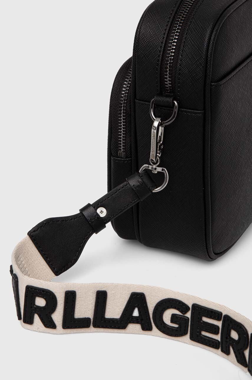 Karl Lagerfeld curea poseta culoarea bej, 245W3810