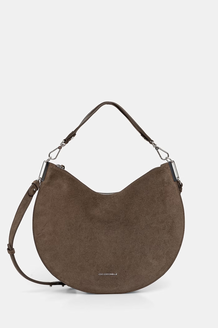 Coccinelle χιαστί γυναικεία δέρμα σουέτ COCCINELLESUNUP SUEDE
