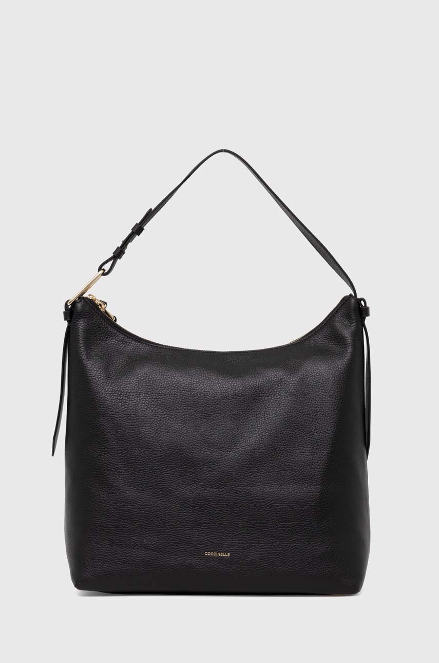 

Кожена чанта Coccinelle MALORY в черно E1 R1K 13 01 01, Черен