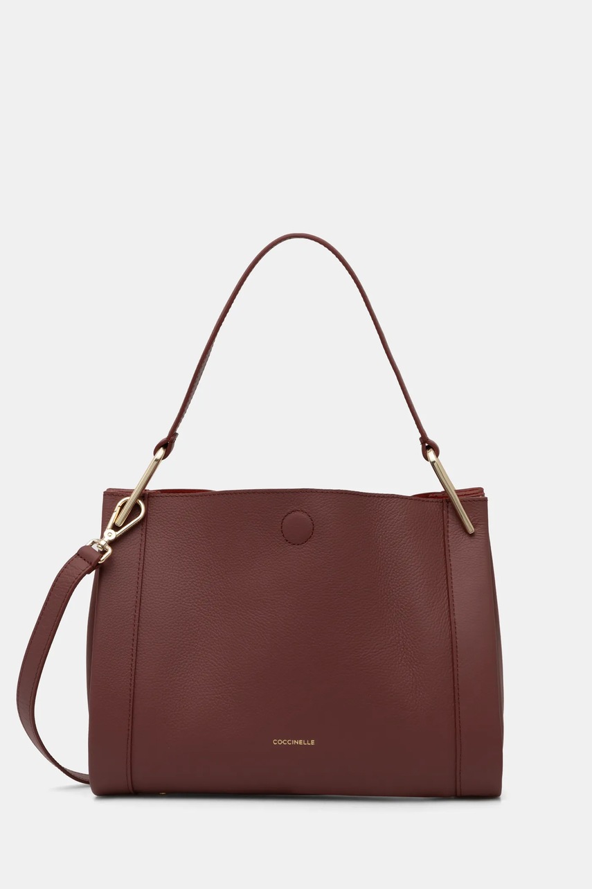 

Кожена чанта Coccinelle COCCINELLEWALLACE в червено E1 R6A 13 03 01, Червен