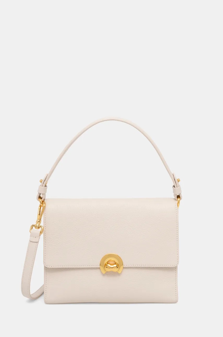 

Кожена чанта Coccinelle COCCINELLEBINXIE в бежово E1 P7P 18 01 21, Бежов