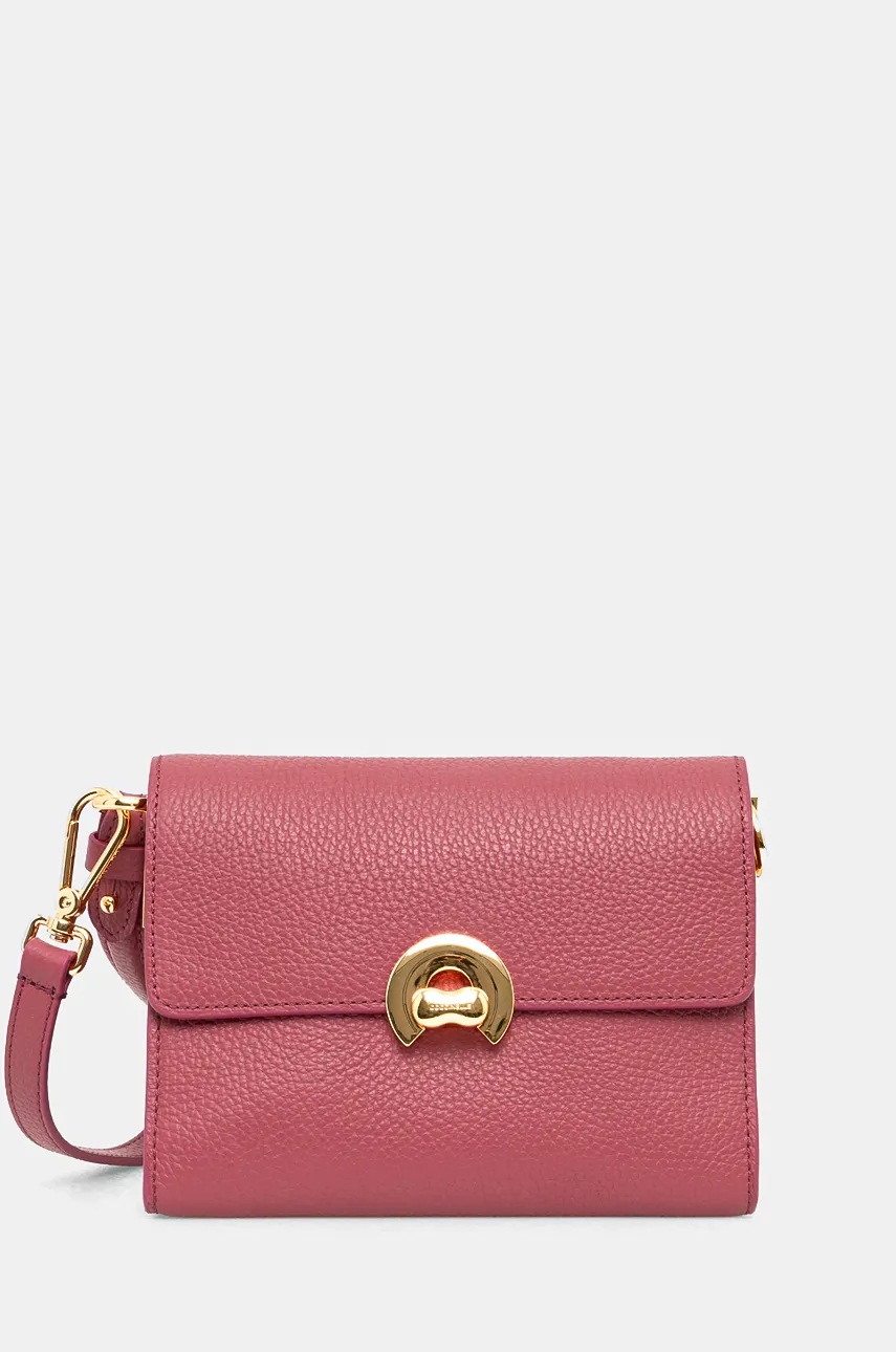 

Кожена чанта Coccinelle COCCINELLEBINXIE в розово E1 P7P 58 01 21, Розов
