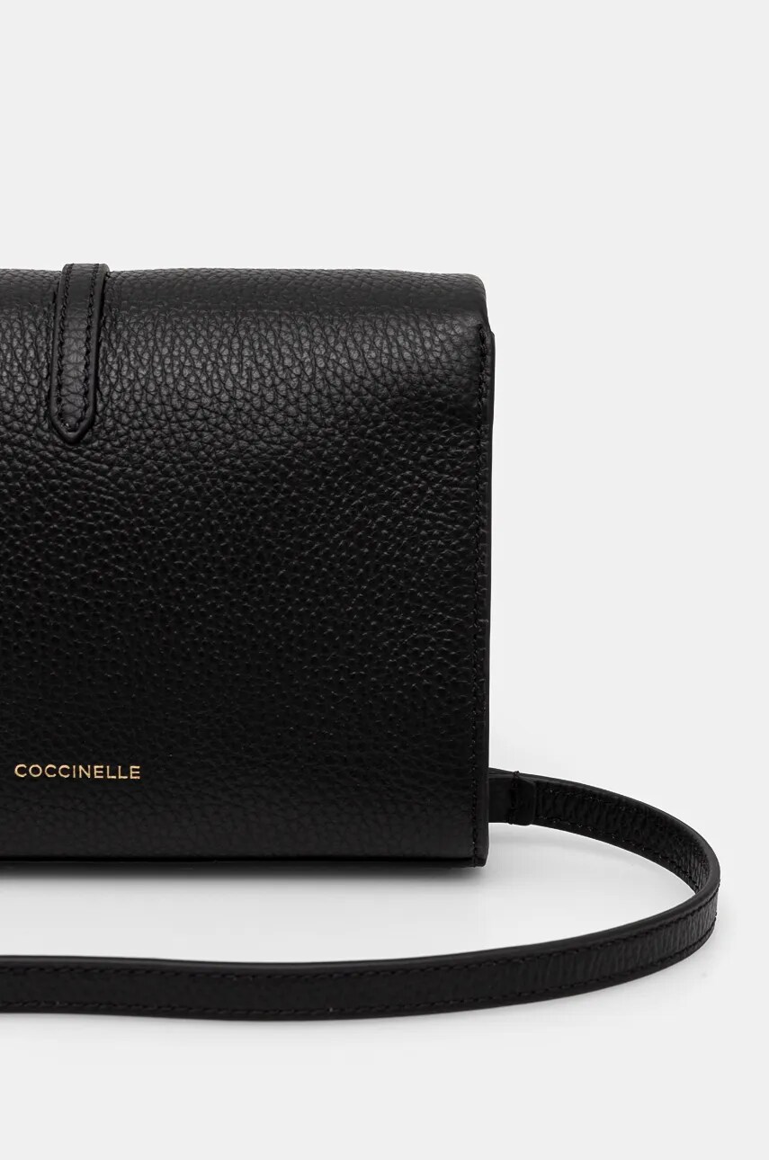 Кожаная сумочка Coccinelle COCCINELLEDORIAN цвет чёрный E5 RCK 55 01 01 Кожаная сумочка Coccinelle COCCINELLEDORIAN цвет чёрный E5 RCK 55 01 01