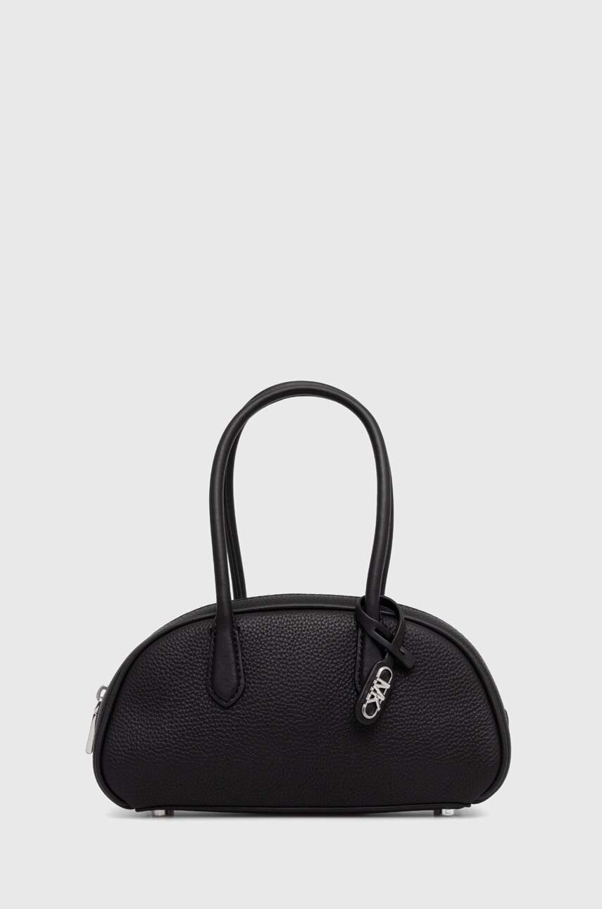 MICHAEL Michael Kors poseta de piele culoarea negru, 30T4S1US5T