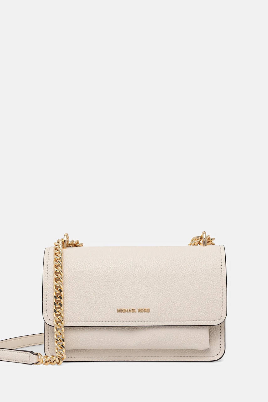 MICHAEL Michael Kors poșetă de piele culoarea negru, 30T4GC7L3T