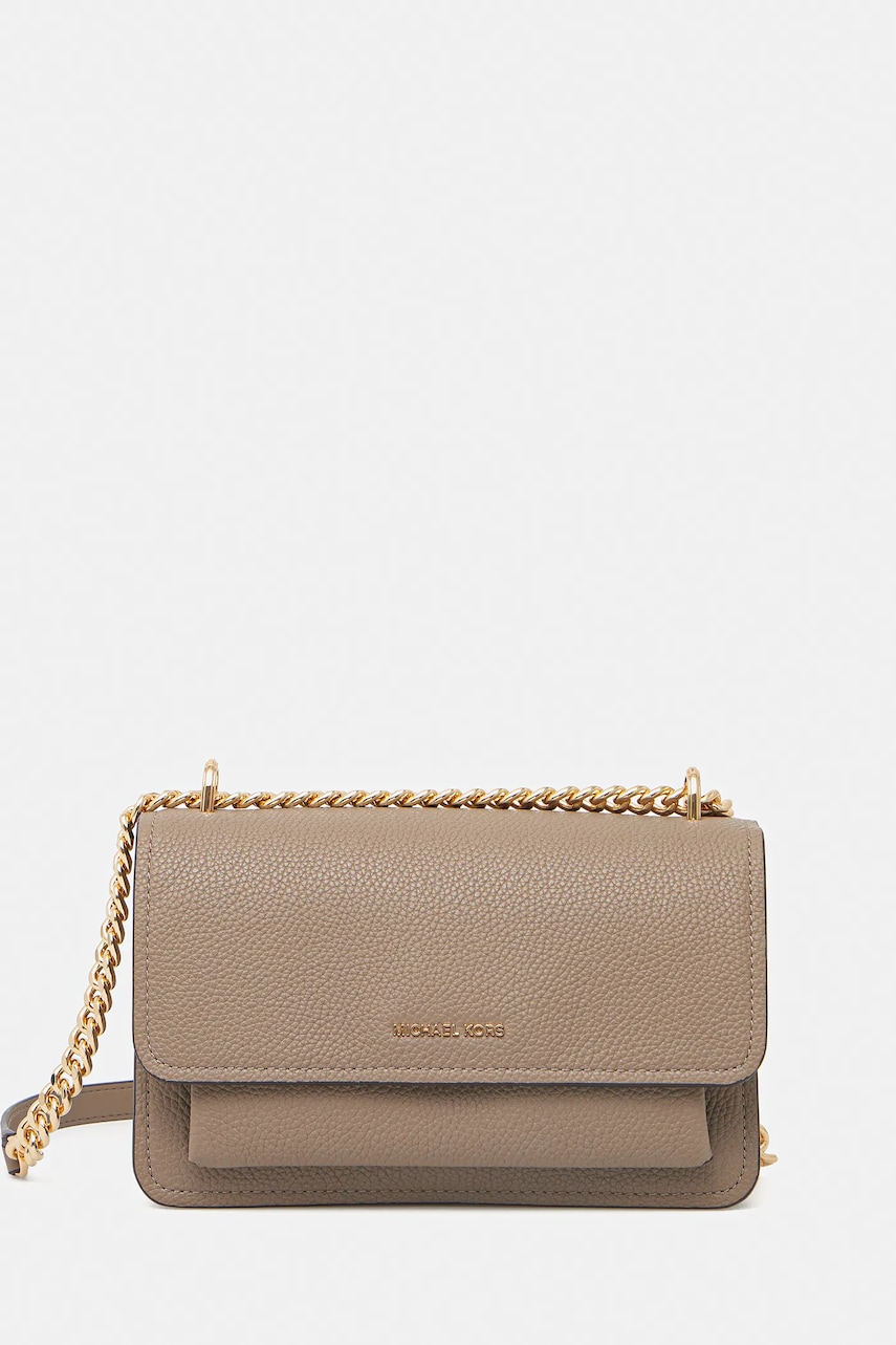 MICHAEL Michael Kors poșetă de piele culoarea negru, 30T4GC7L3T