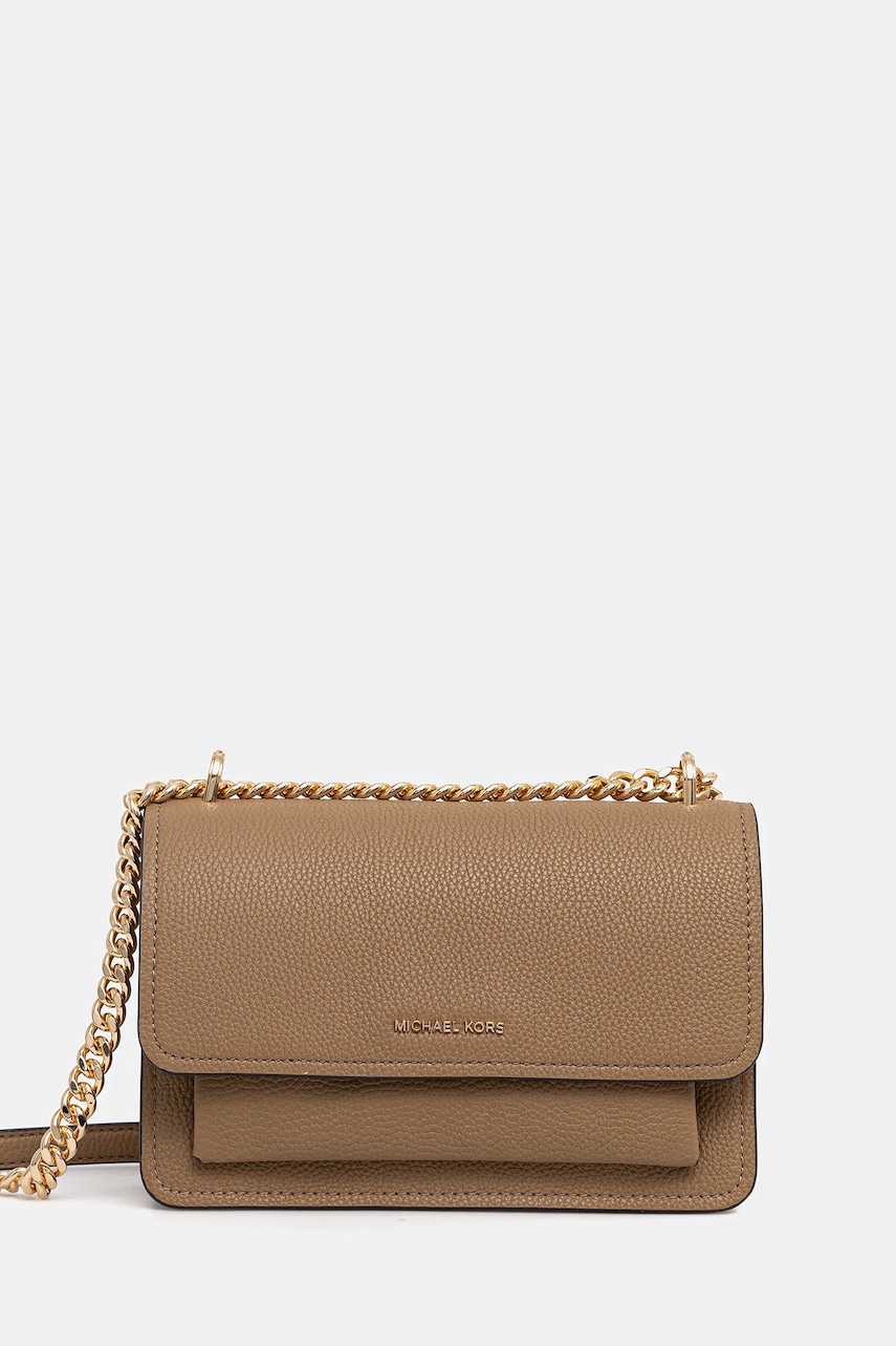 MICHAEL Michael Kors poșetă de piele culoarea negru, 30T4GC7L3T