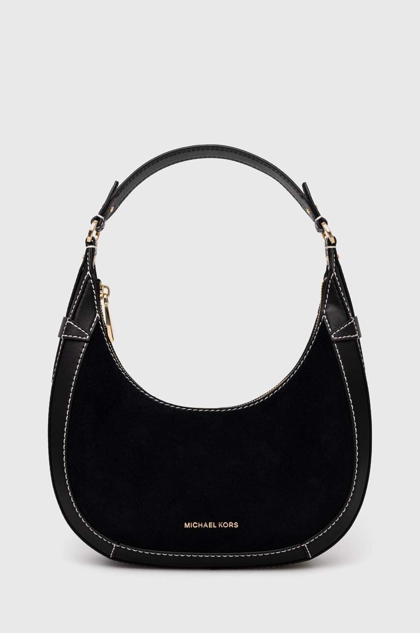 

Кожена чанта MICHAEL Michael Kors в черно 30T4G0PL5S, Черен