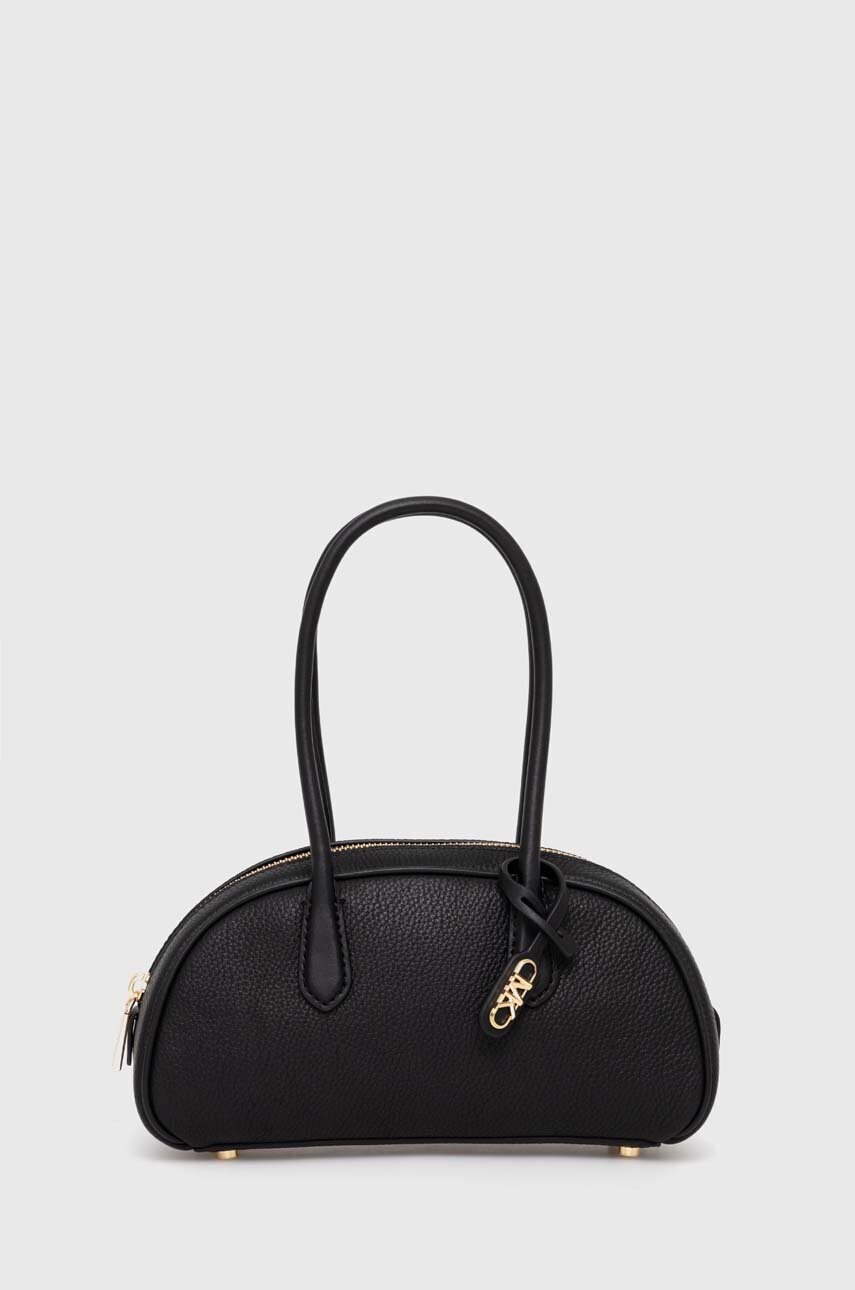 MICHAEL Michael Kors poseta de piele culoarea negru, 30T4G1US5T