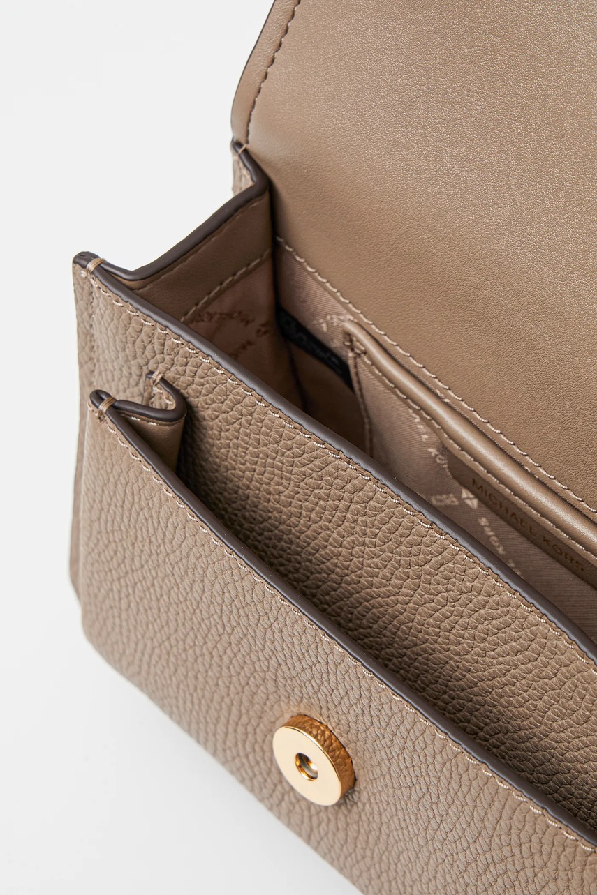 Δερμάτινη τσάντα MICHAEL Michael Kors χρώμα: κόκκινο, 32T4GC7C1T φωτογραφία