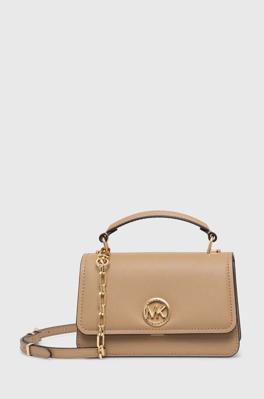 

Кожена чанта MICHAEL Michael Kors в бежово 32T4GD8C5L, Бежов