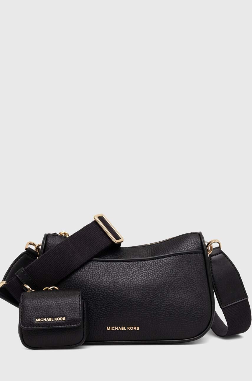 

Кожена чанта MICHAEL Michael Kors в черно 32T4GJ6C6T, Черен
