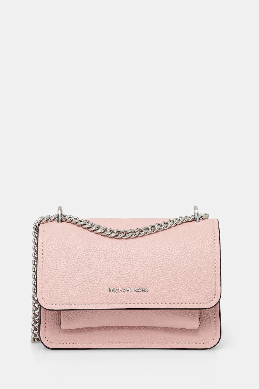 MICHAEL Michael Kors poseta de piele culoarea roz, 32T4SC7C1T