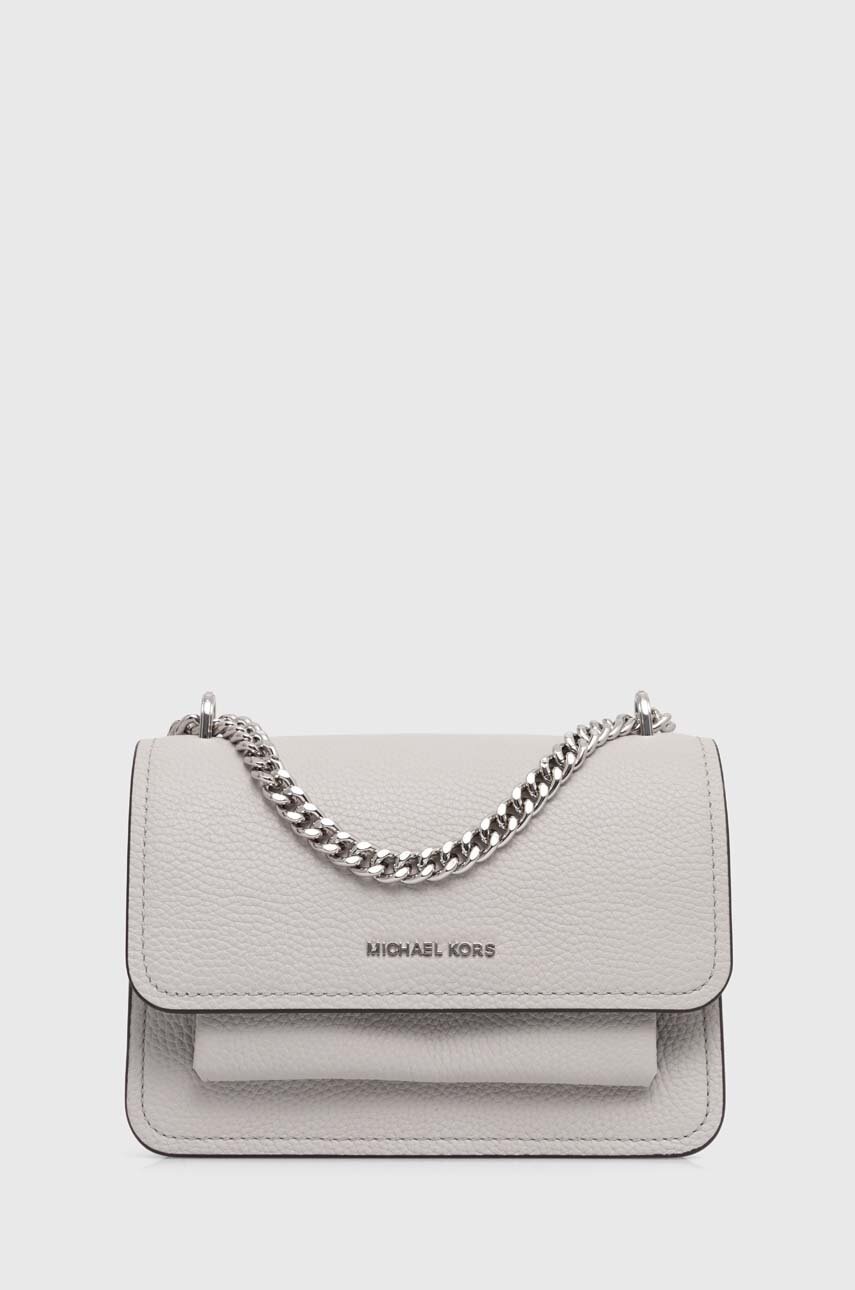 

Кожена чанта MICHAEL Michael Kors в сиво 32T4SC7C1T, Сив