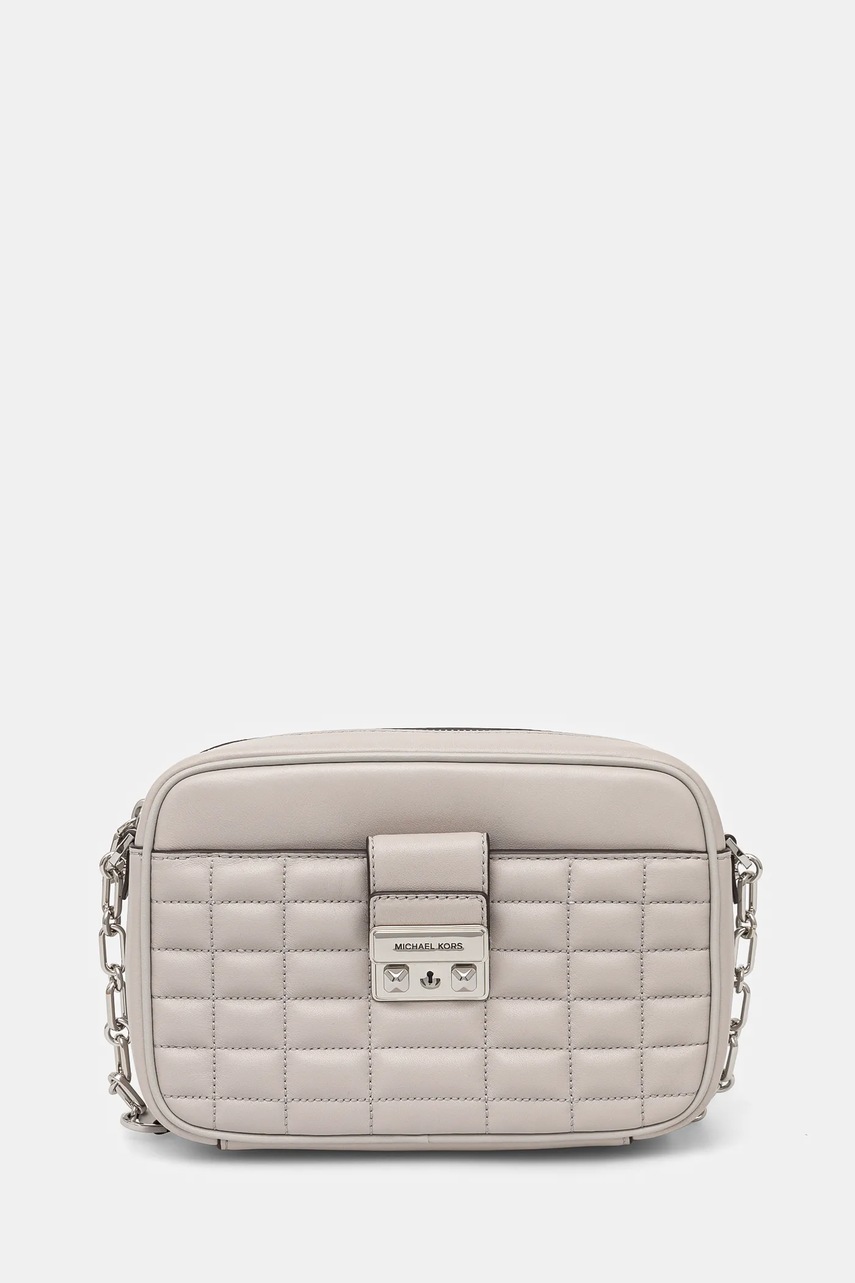 

Кожена чанта MICHAEL Michael Kors в сиво 32T4S2RC6L, Сив