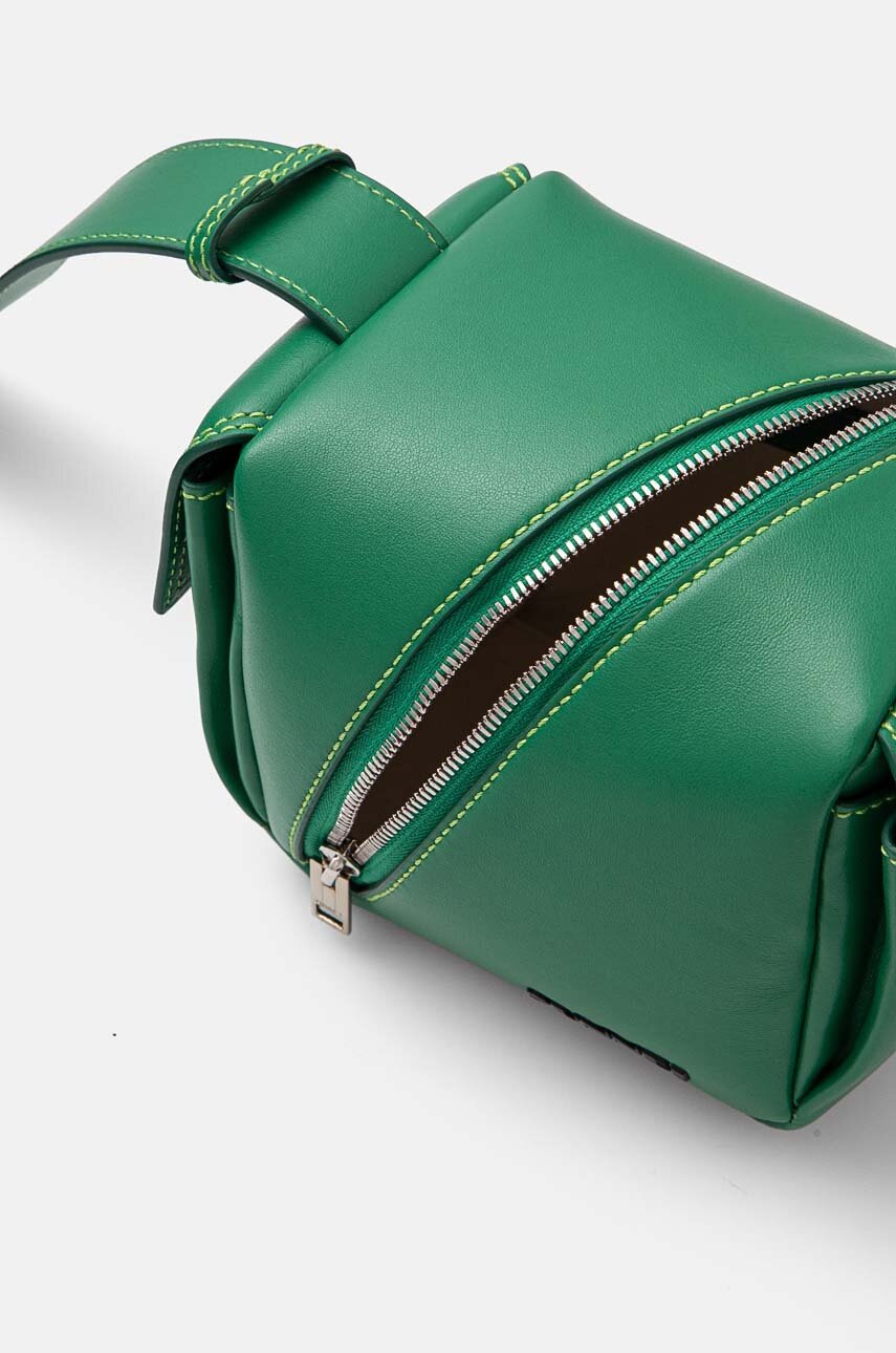 Δερμάτινη τσάντα Sunnei χρώμα: πράσινο, MACCWBAG004 φωτογραφία