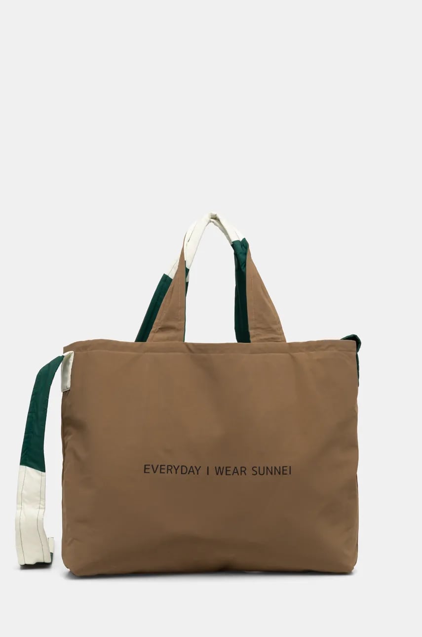 Sunnei poseta cu doua fete culoarea verde, ACCXBAG059